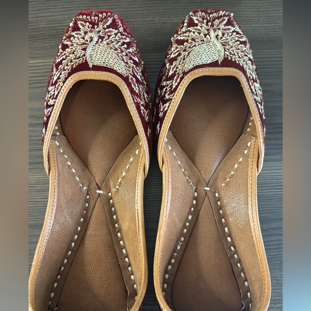 Punjabi Jutti marron